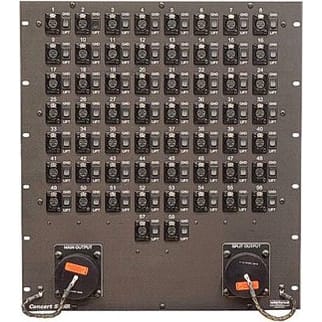 Whirlwind CSR58TNRRP 19" 12U Concert Series 58x0 Rack Panel, Transformer Split