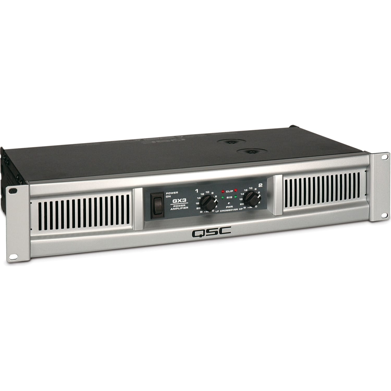 QSC GX3 Stereo Power Amplifier (300 Watts at 8 Ohms)