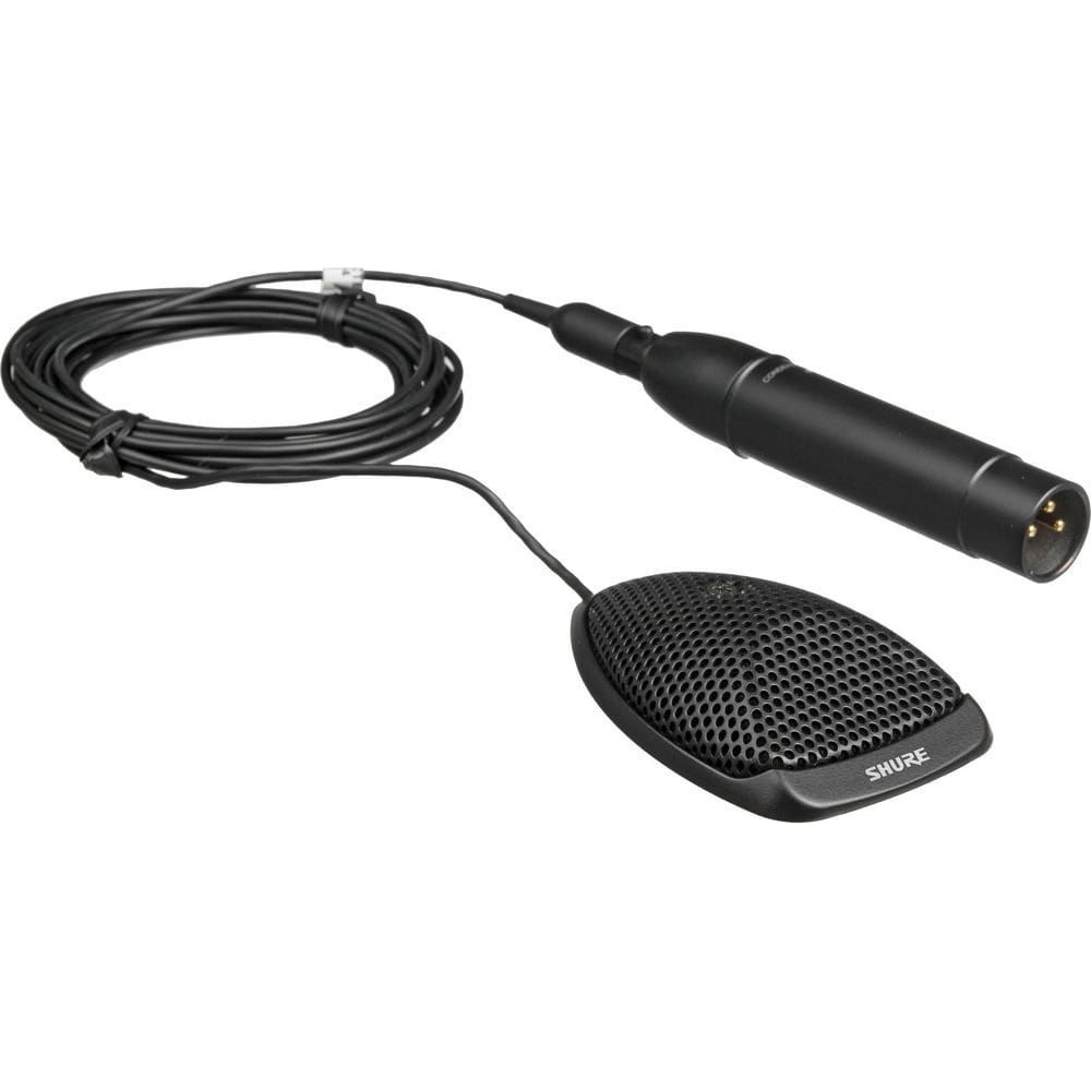 Shure MX391/C Microflex Cardioid Boundary Microphone (Black)