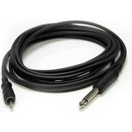 Whirlwind M3001 Adapter 1/4" TS Male to RCA Male Cable (1')