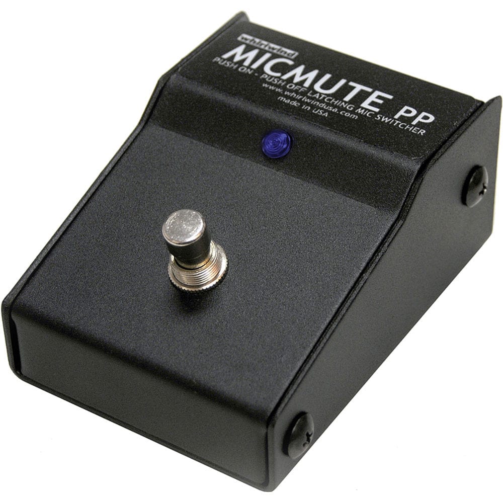 Whirlwind Micmute PP Push-On/Push-Off Audio Switch (Pedal)