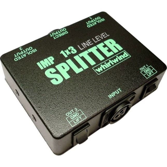 Whirlwind SP1X3LL Line Level Splitter (1x3)