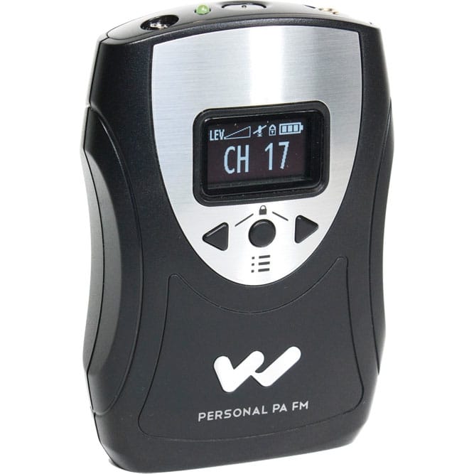 Williams AV PPA T46 Personal PA Bodypack Transmitter (Black & Silver)