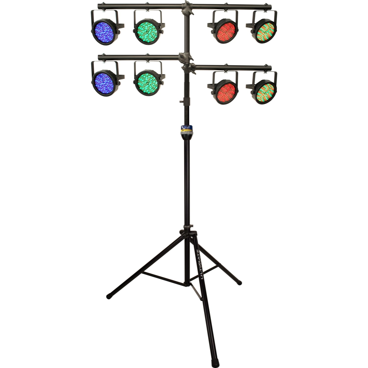 Ultimate Support LT-99B Multi-Tiered, Heavy-Duty, Extra Tall Lighting Tree with TeleLock Lift-Assist