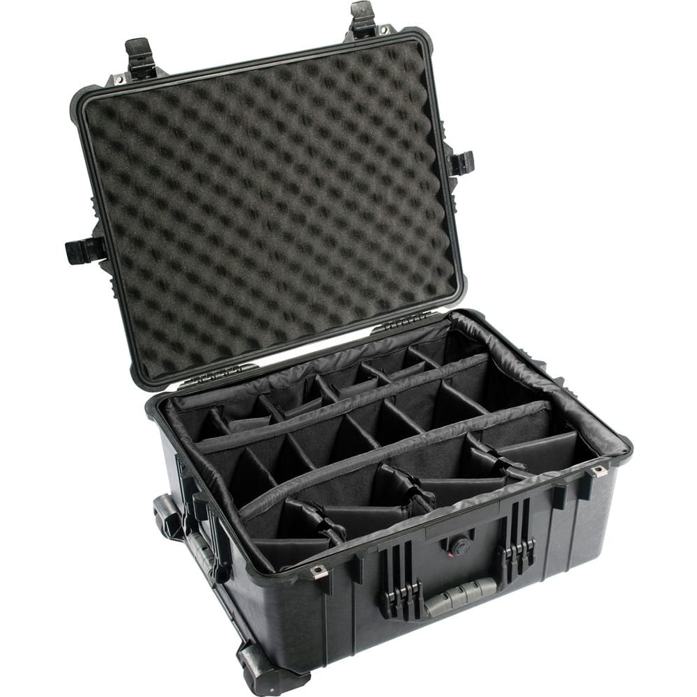 Pelican 1614 Protector Case with Padded Dividers (Black)