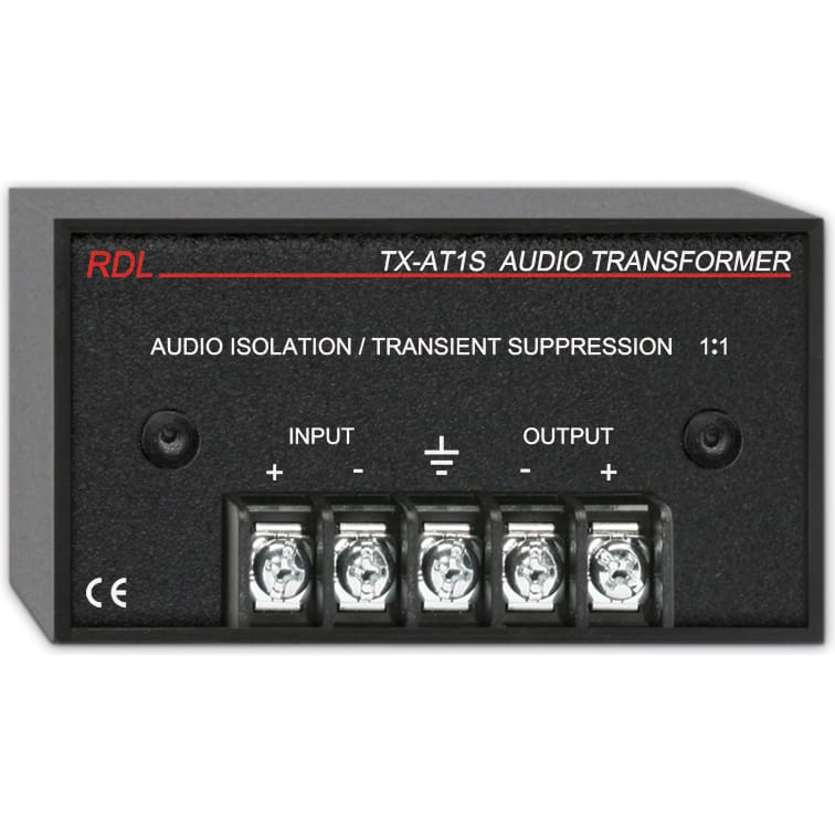 RDL TX-AT1S Audio Isolation Transformer with Suppression