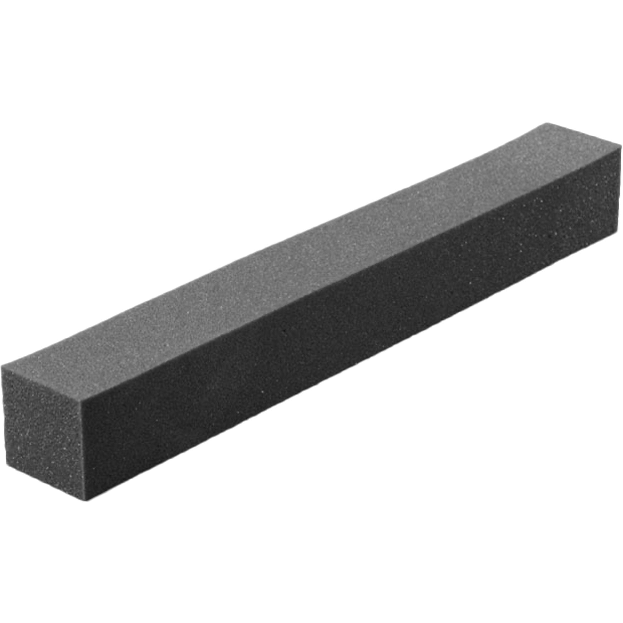 Performance Audio 3" x 3" x 24" Corner Fill Acoustic Foam Block (Charcoal, 8 Pack)