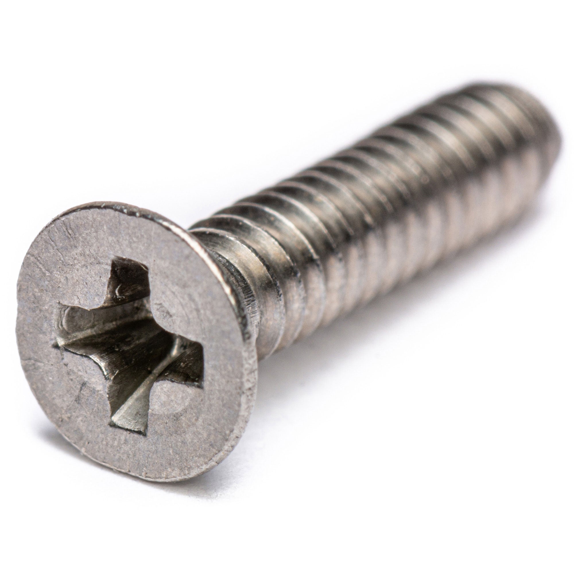 Performance Audio 4-40 x 1/2" Phillips Flat Head Machine Screws (Stainless Steel, 25 Pack)