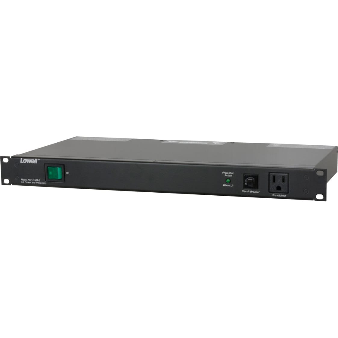 Lowell ACR-1509-S 15A Rackmount Power Panel with 9 Outlets and Surge Protection