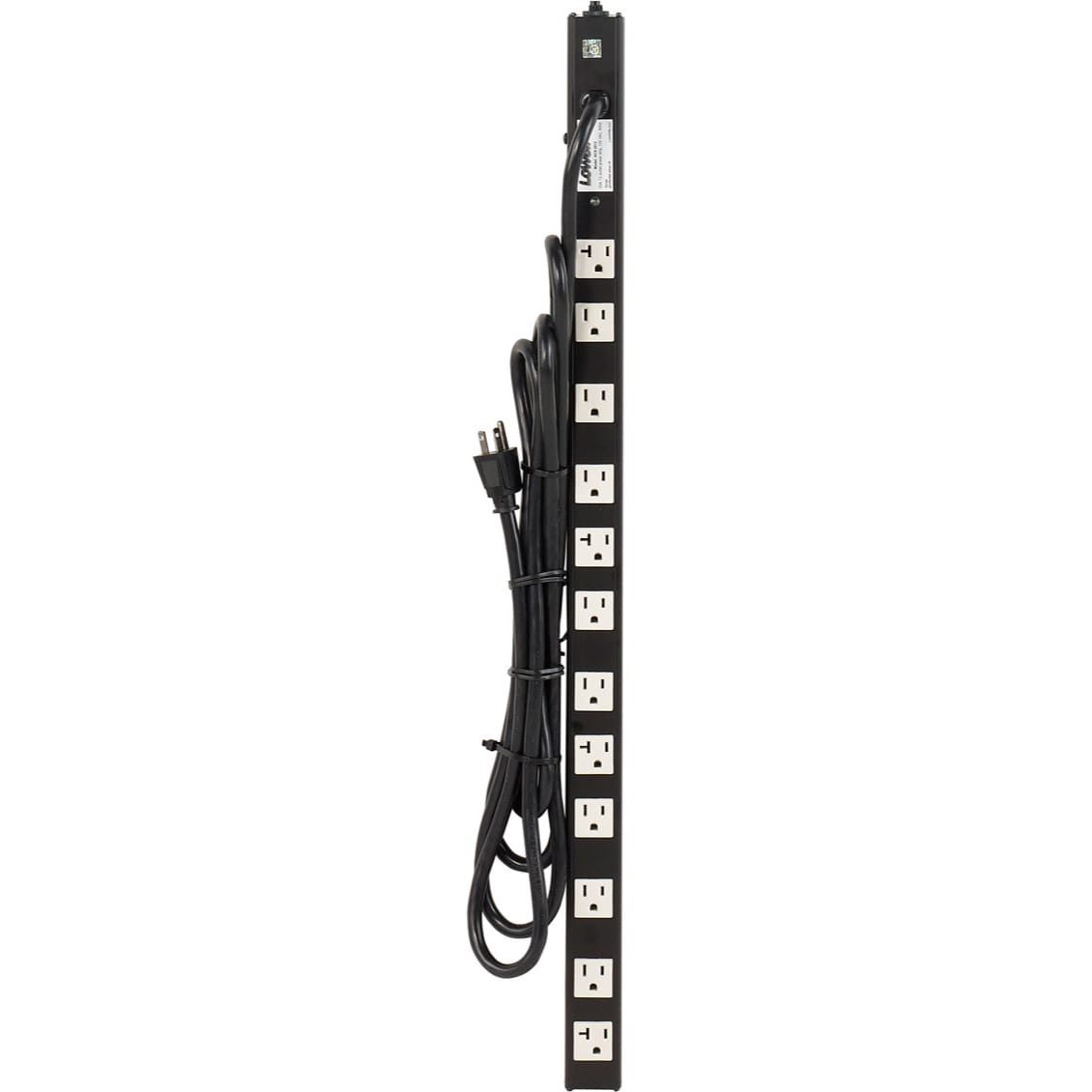 Lowell ACS-2012 15A/20A Power Strip with 12 Outlets and Surge Protection