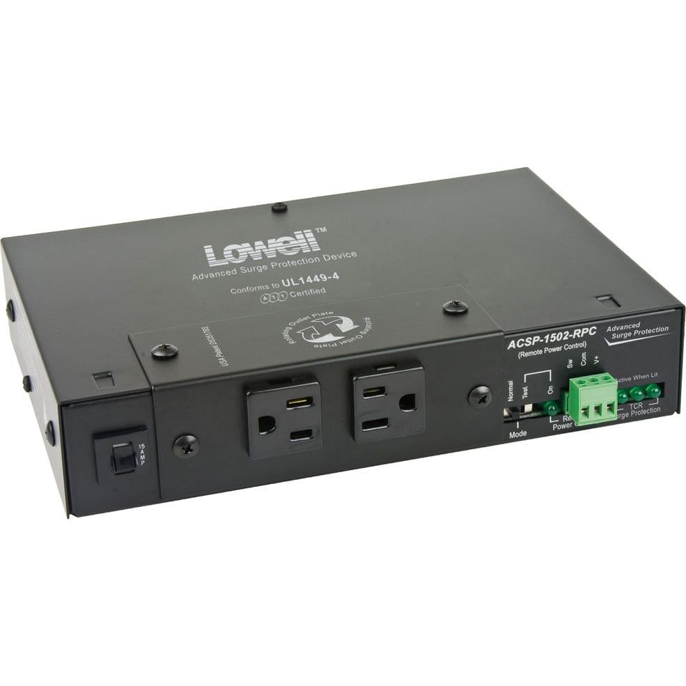 Lowell ACSP-1502-RPC Surge Suppressor with Remote Power Control