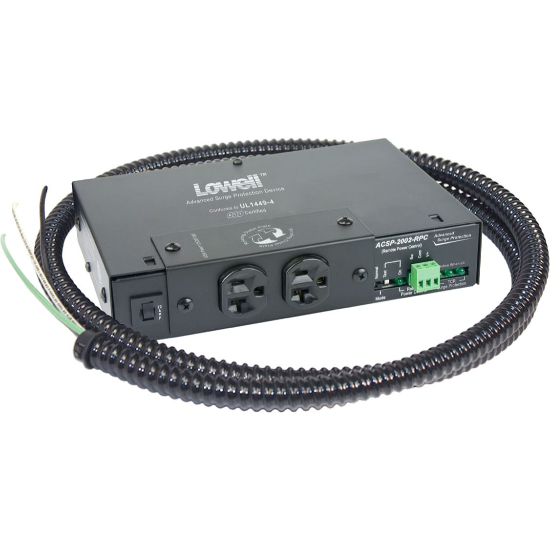 Lowell ACSP-2002-RPC-HW Surge Suppressor up to 72,000A