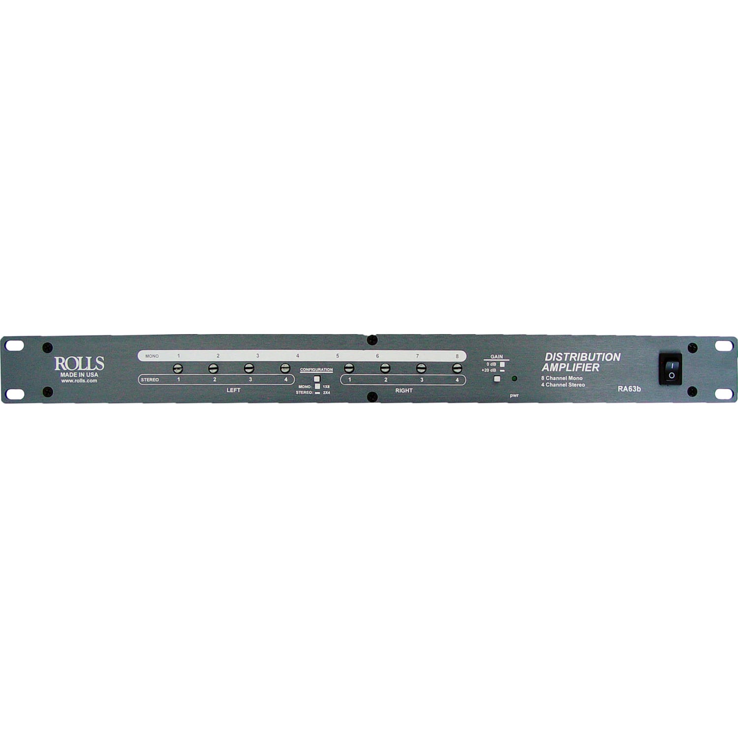 Rolls RA63b 8-Channel Distribution Amplifier