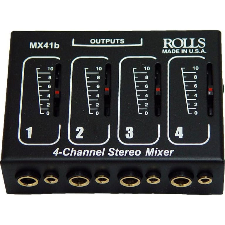 Rolls MX41b Stereo 4-Channel Passive Mixer