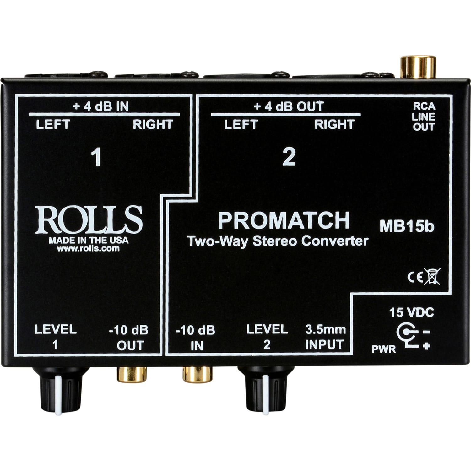 Rolls MB15b ProMatch 2-Way Stereo Converter