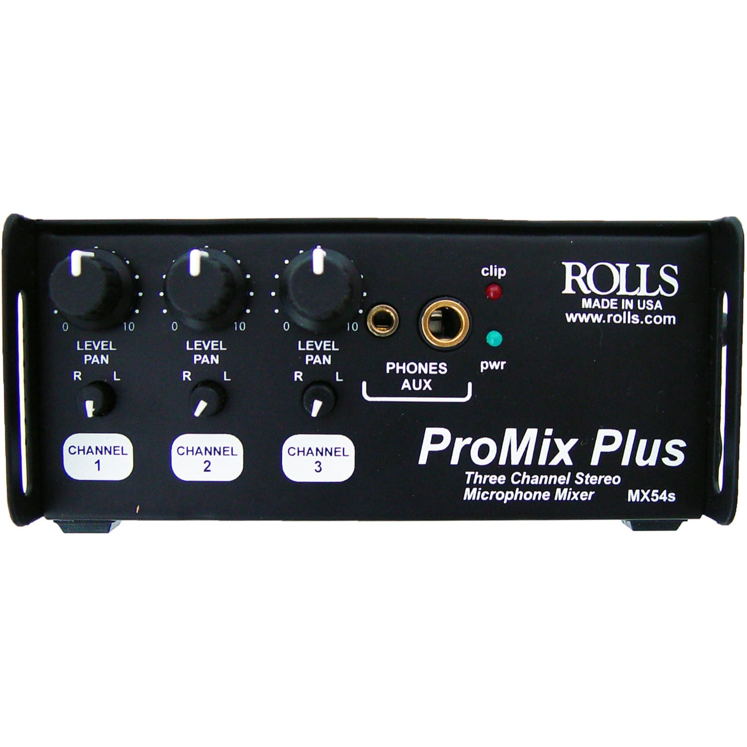 Rolls MX54s ProMix Plus 3-Channel Microphone Mixer