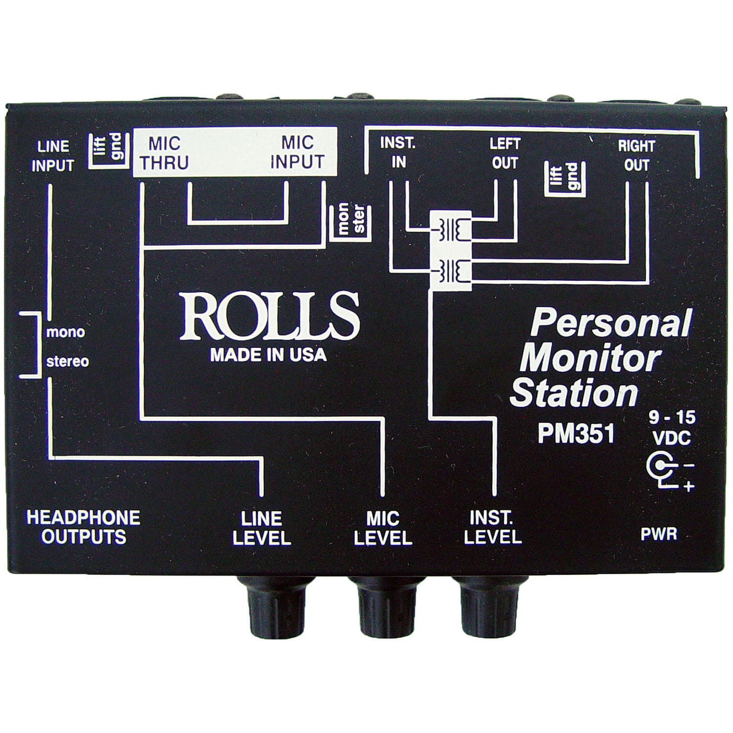 Rolls PM351 Personal Monitor Station