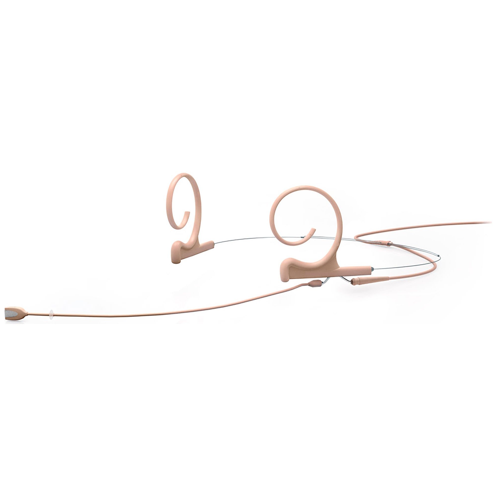 DPA 4166 CORE Slim Omnidirectional Headset Microphone with 3.5mm Adapter (110mm Boom, Beige)