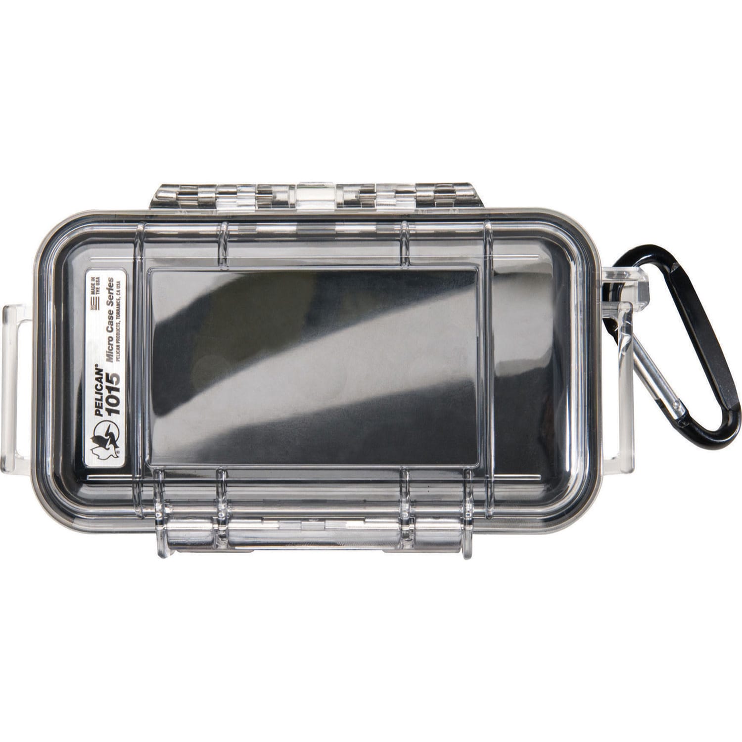 Pelican 1015 Micro Case (Black / Clear)