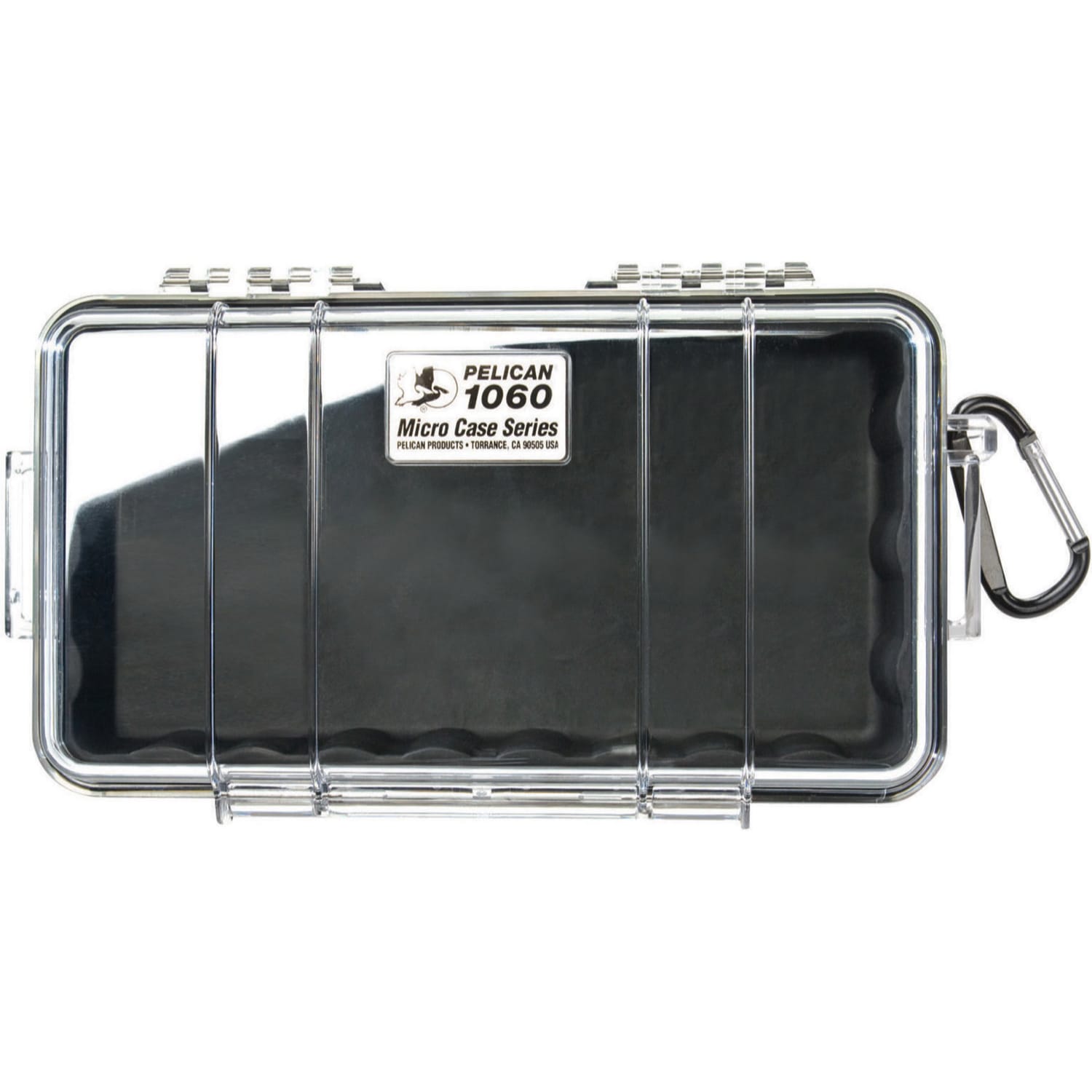 Pelican 1060 Micro Case (Black / Clear)