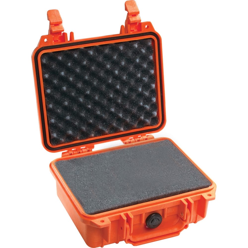 Pelican 1200 Protector Case with Foam (Orange)