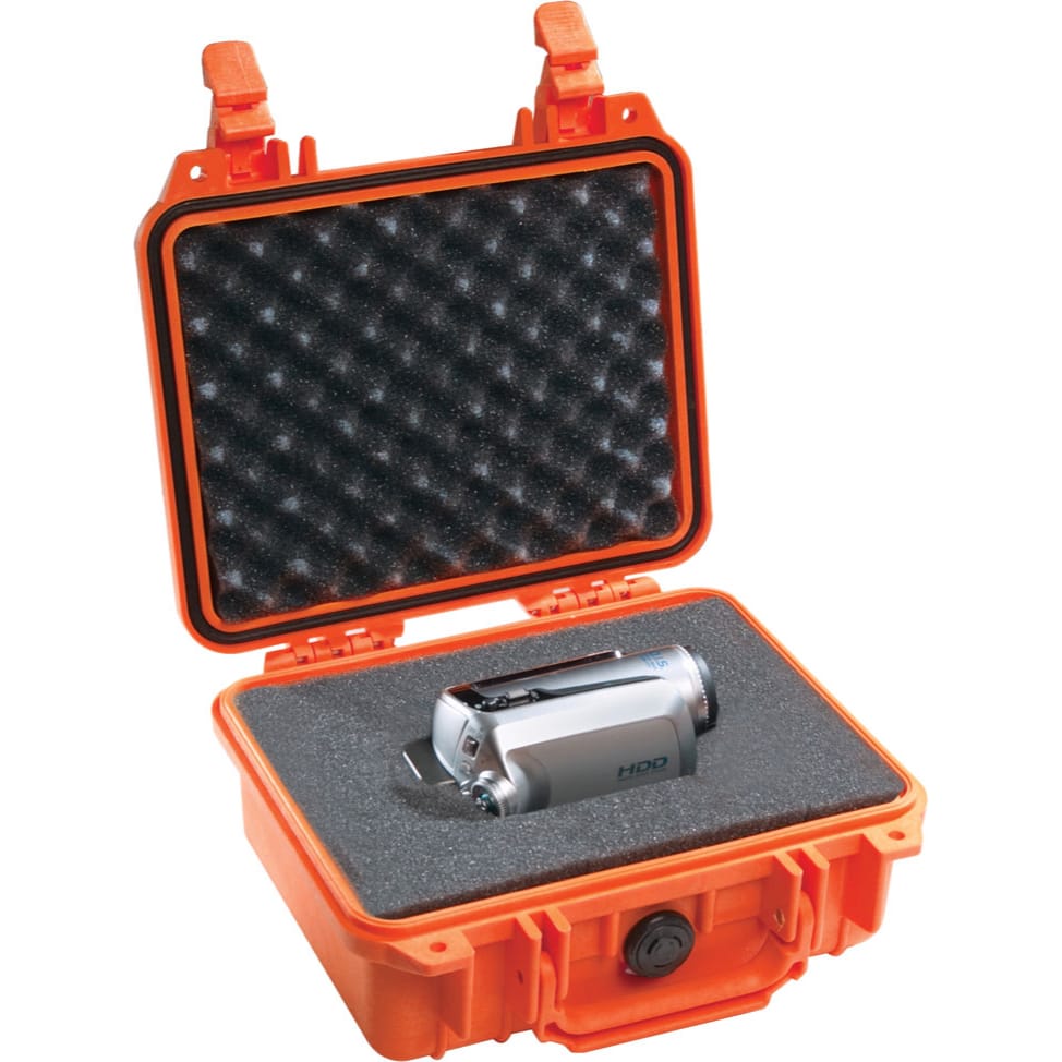 Pelican 1200 Protector Case with Foam (Orange)