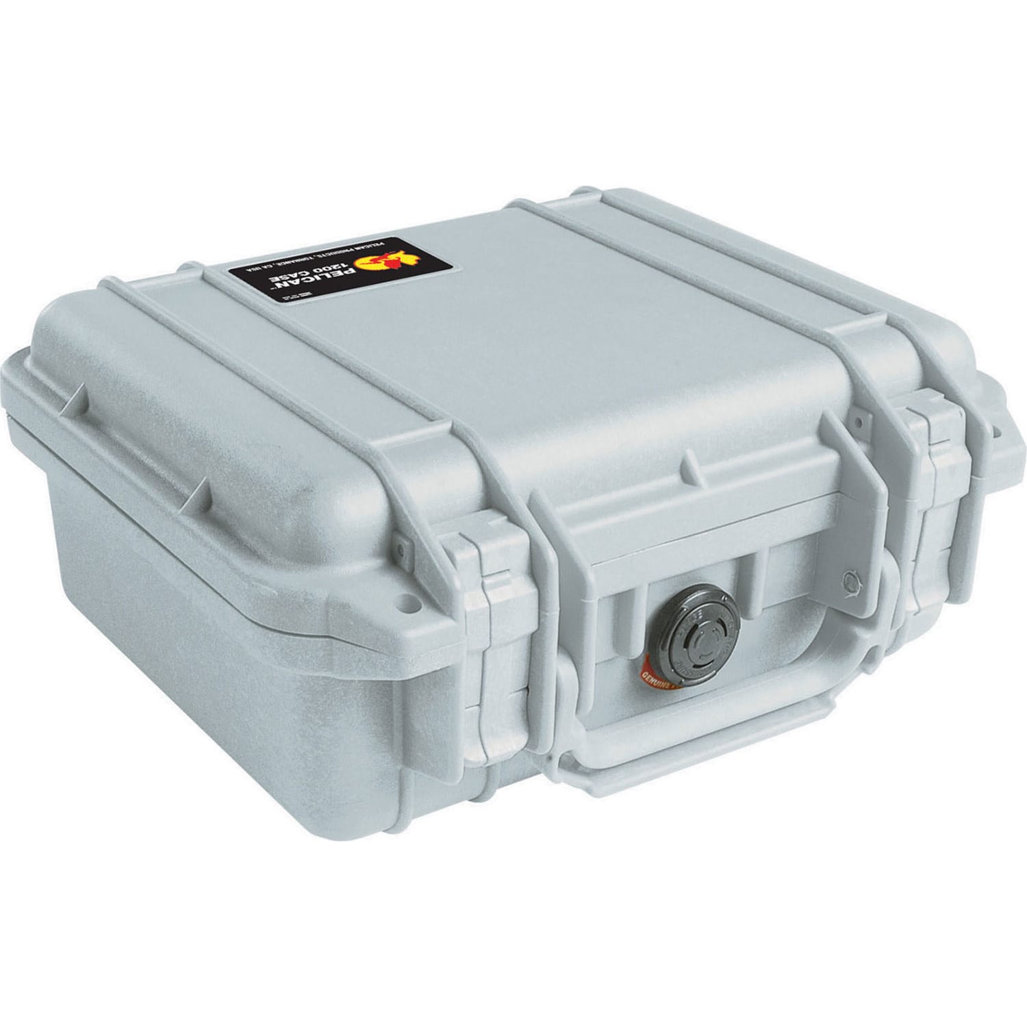 Pelican 1200 Protector Case with Foam (Silver)