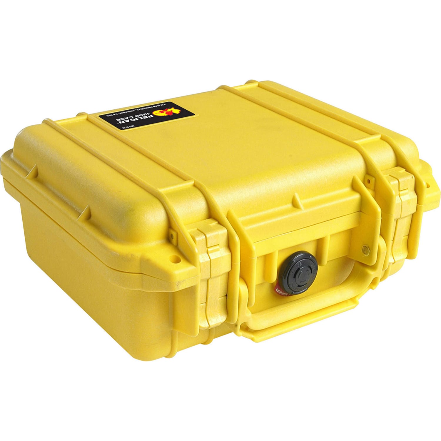 Pelican 1200NF Protector Case without Foam (Yellow)