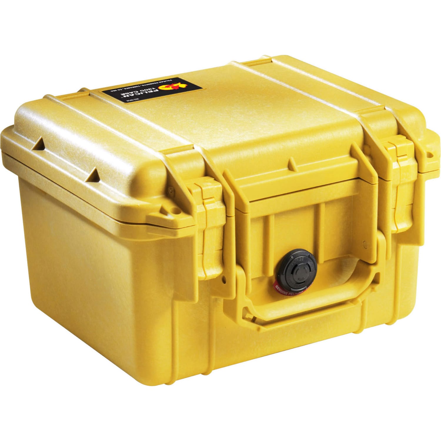 Pelican 1300NF Protector Case without Foam (Yellow)