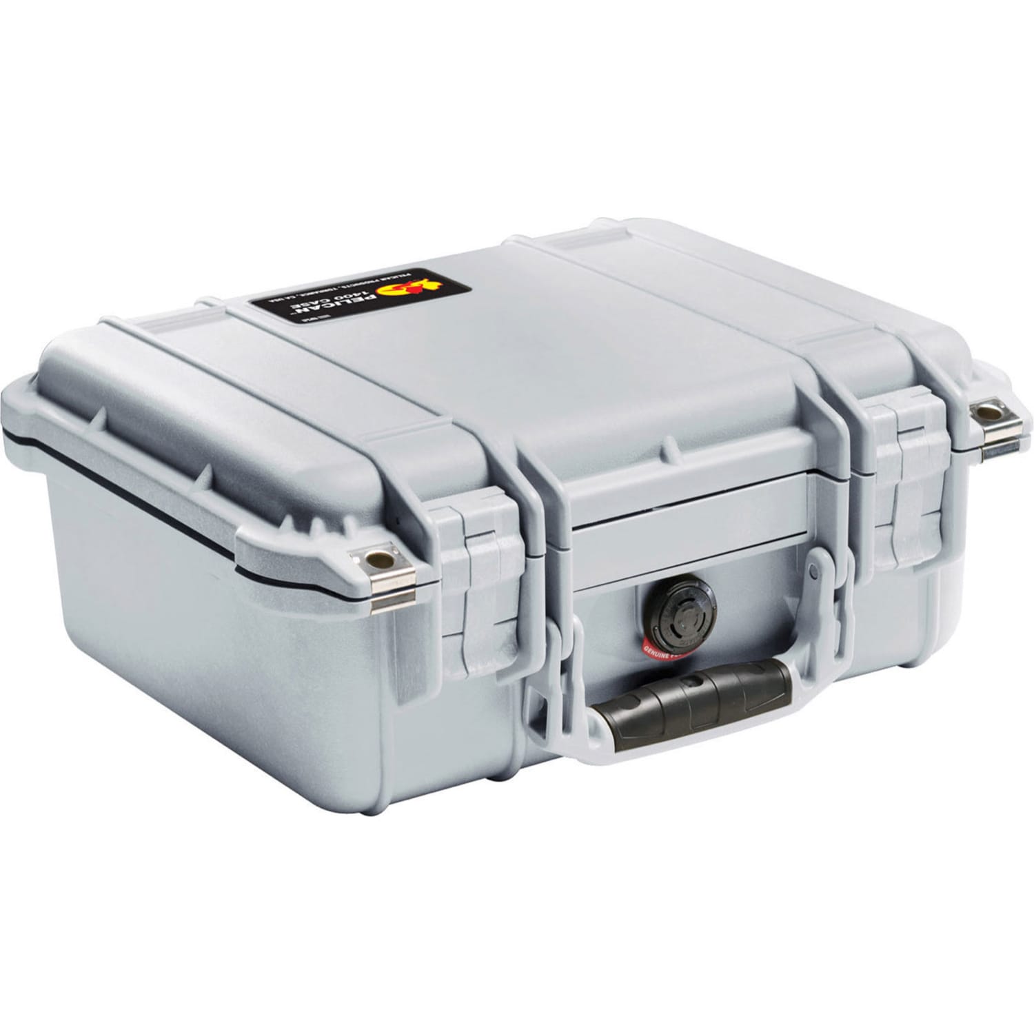 Pelican 1400 Protector Case with Foam (Silver)