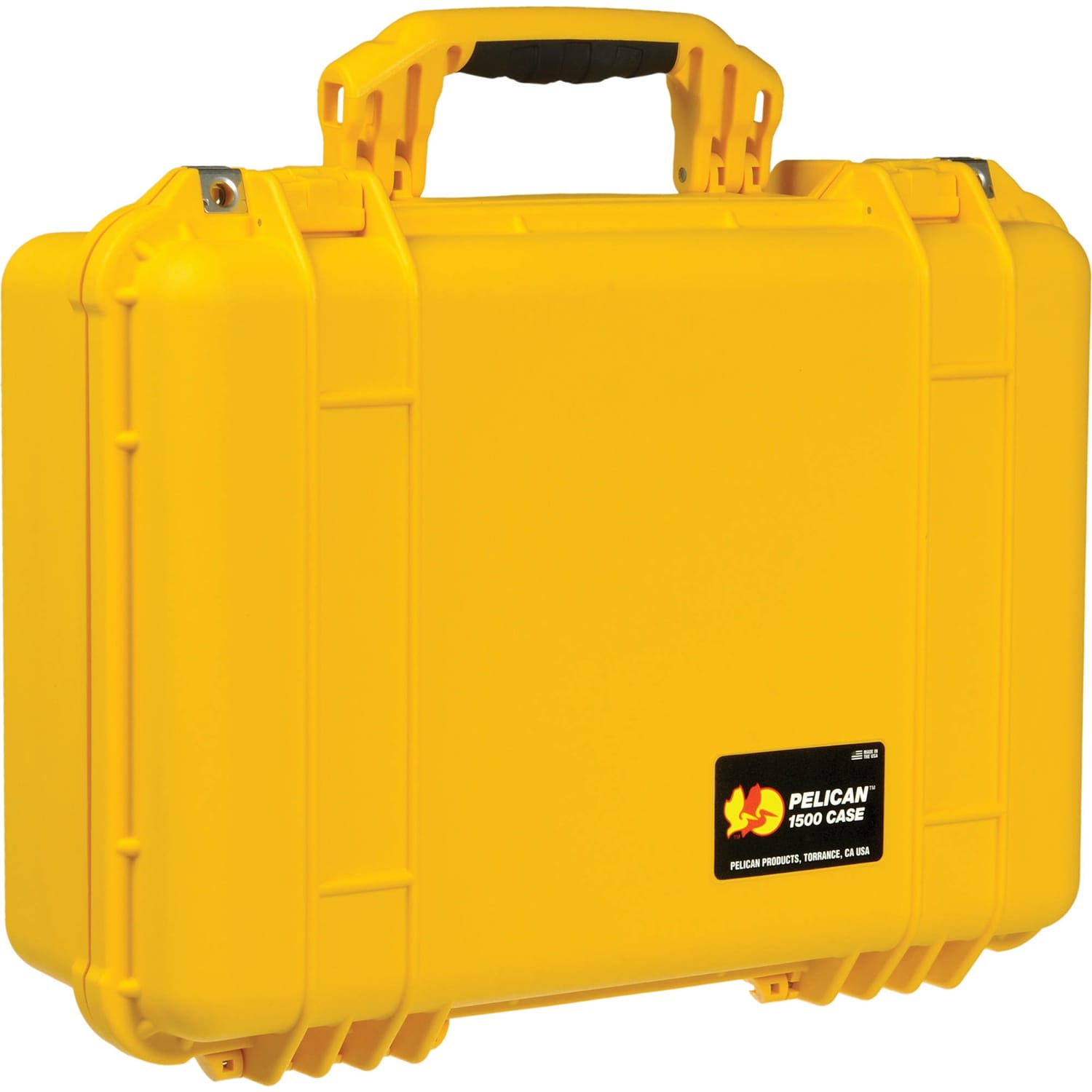 Pelican 1500 Protector Case with Foam (Yellow)