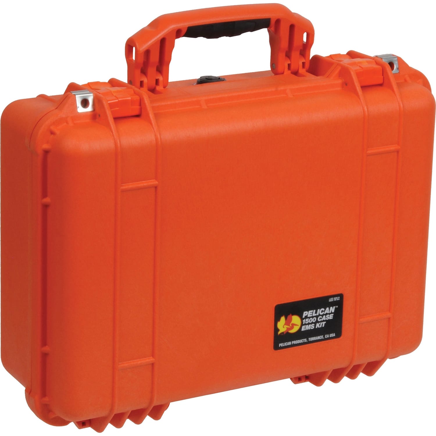 Pelican 1500EMS Protector Case with EMS Organizer and Dividers (Orange)