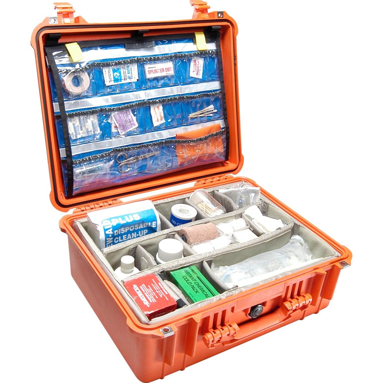 Pelican 1550EMS Protector Case with EMS Organizer and Dividers (Orange)