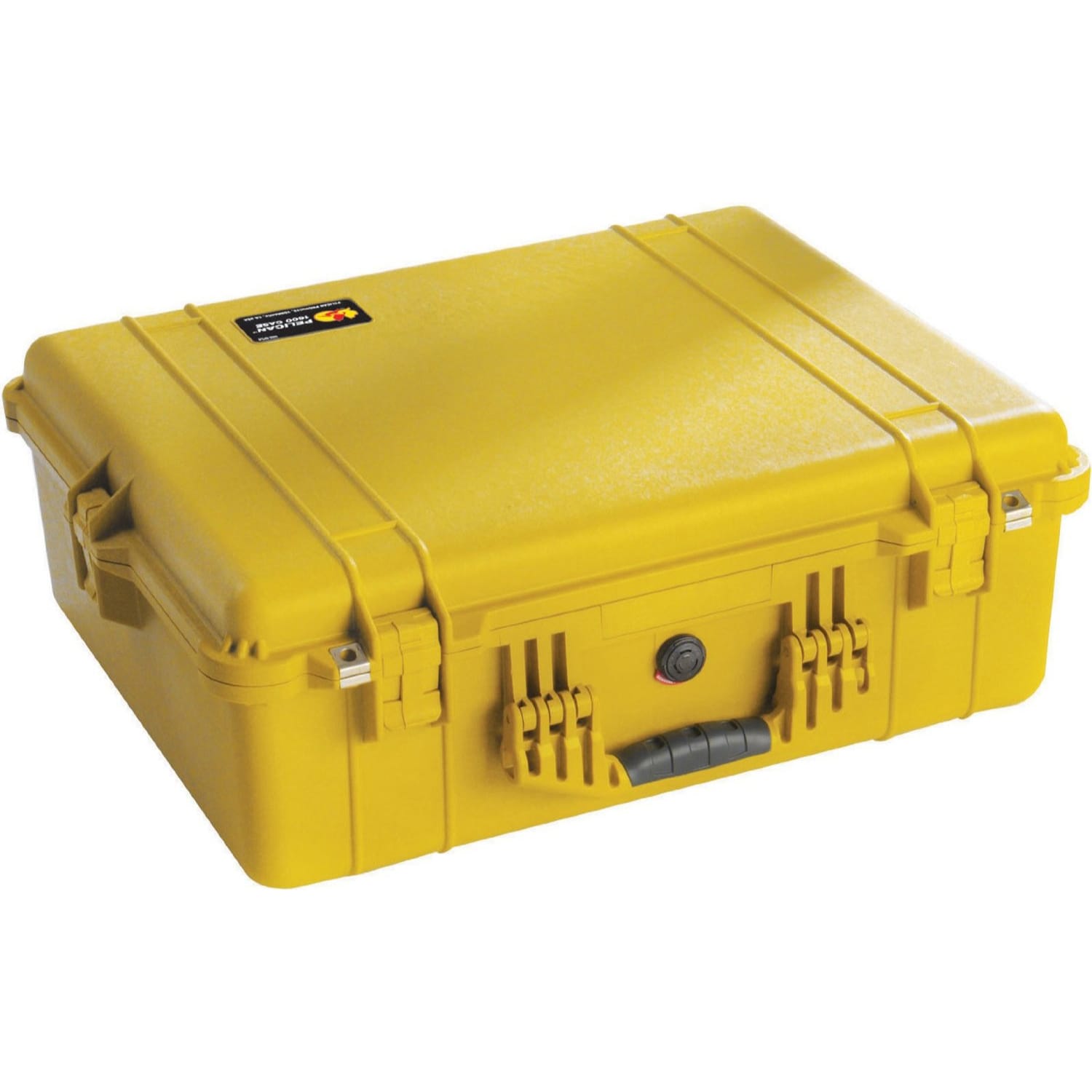 Pelican 1600NF Protector Case without Foam (Yellow)