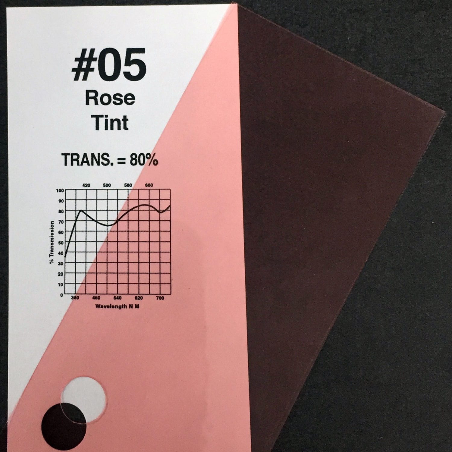 Rosco #05 Roscolux Cinegel Filter Gel Rose Tint (20" x 24" Sheet)