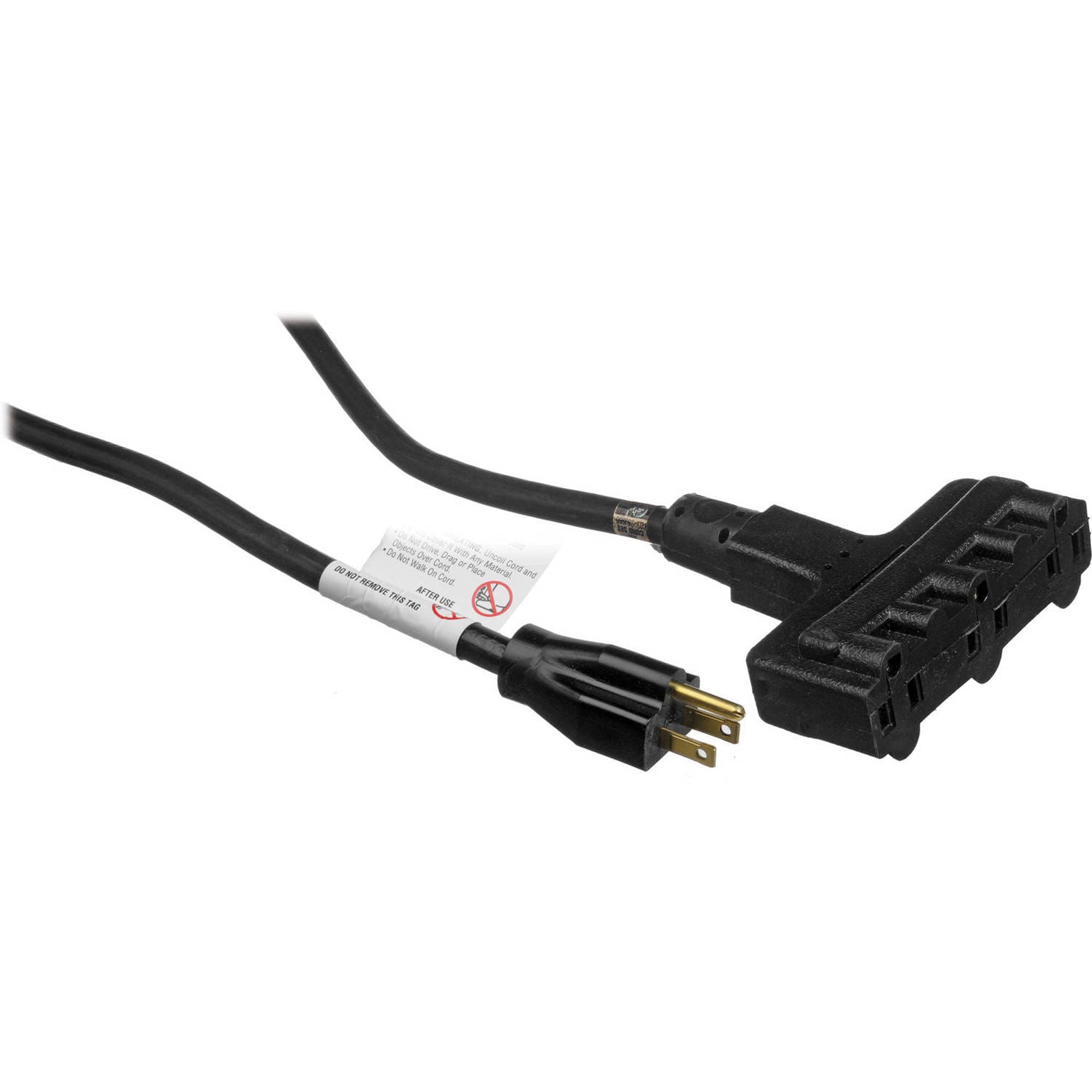 RapcoHorizon Pro Co E143-1PB Power Extension Cord (1')