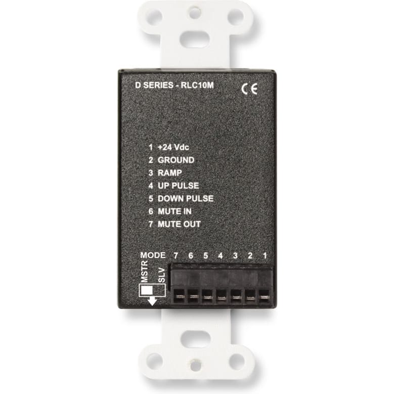 RDL D-RLC10M Remote Level Control with Muting on Decora Plate (White)