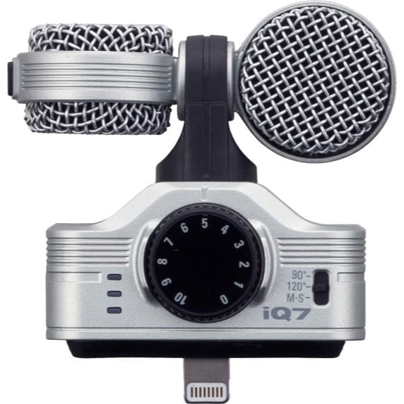 Zoom iQ7 MS Stereo Microphone for iOS Devices (Lightning)