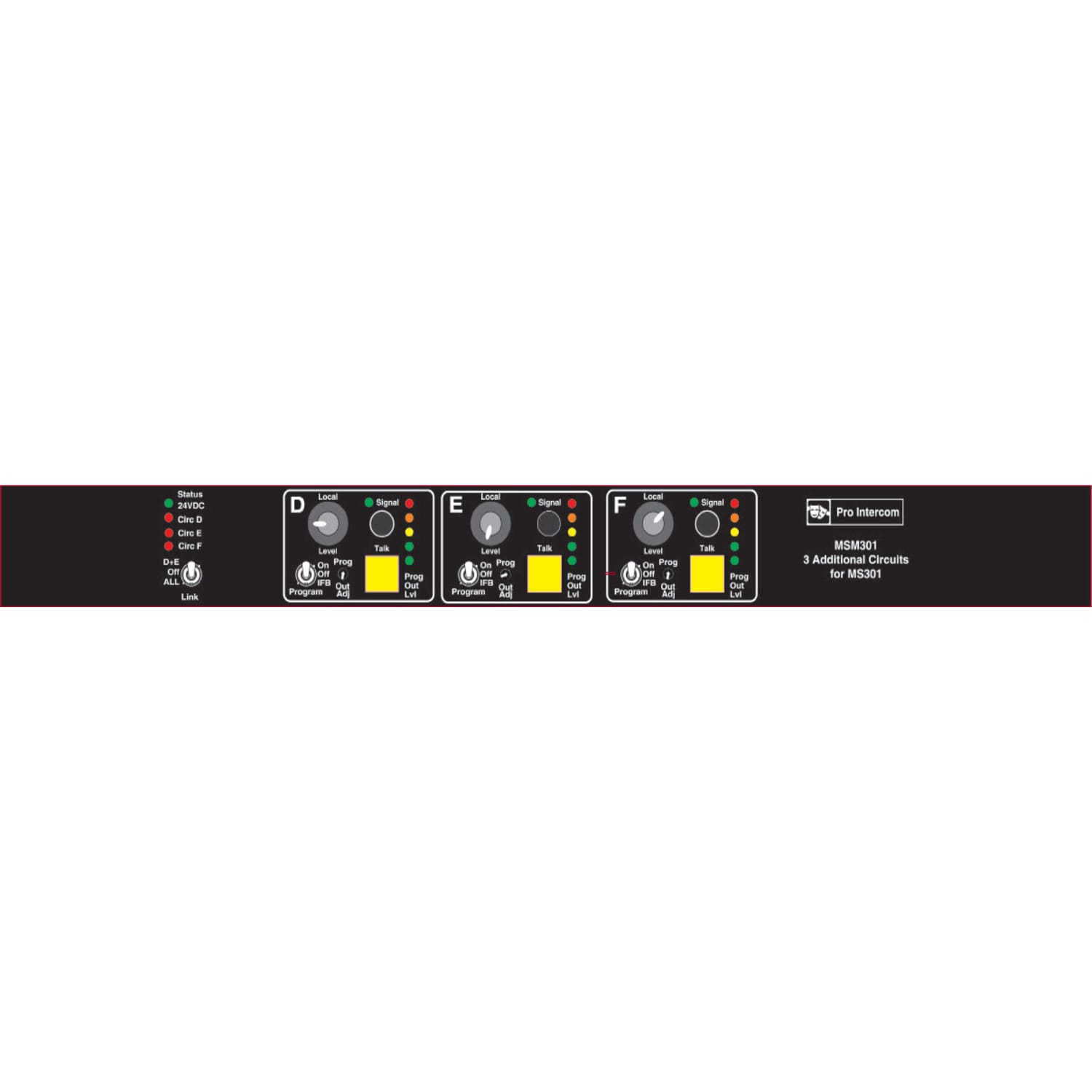 Pro Intercom MSM301 3-Circuit Add-On