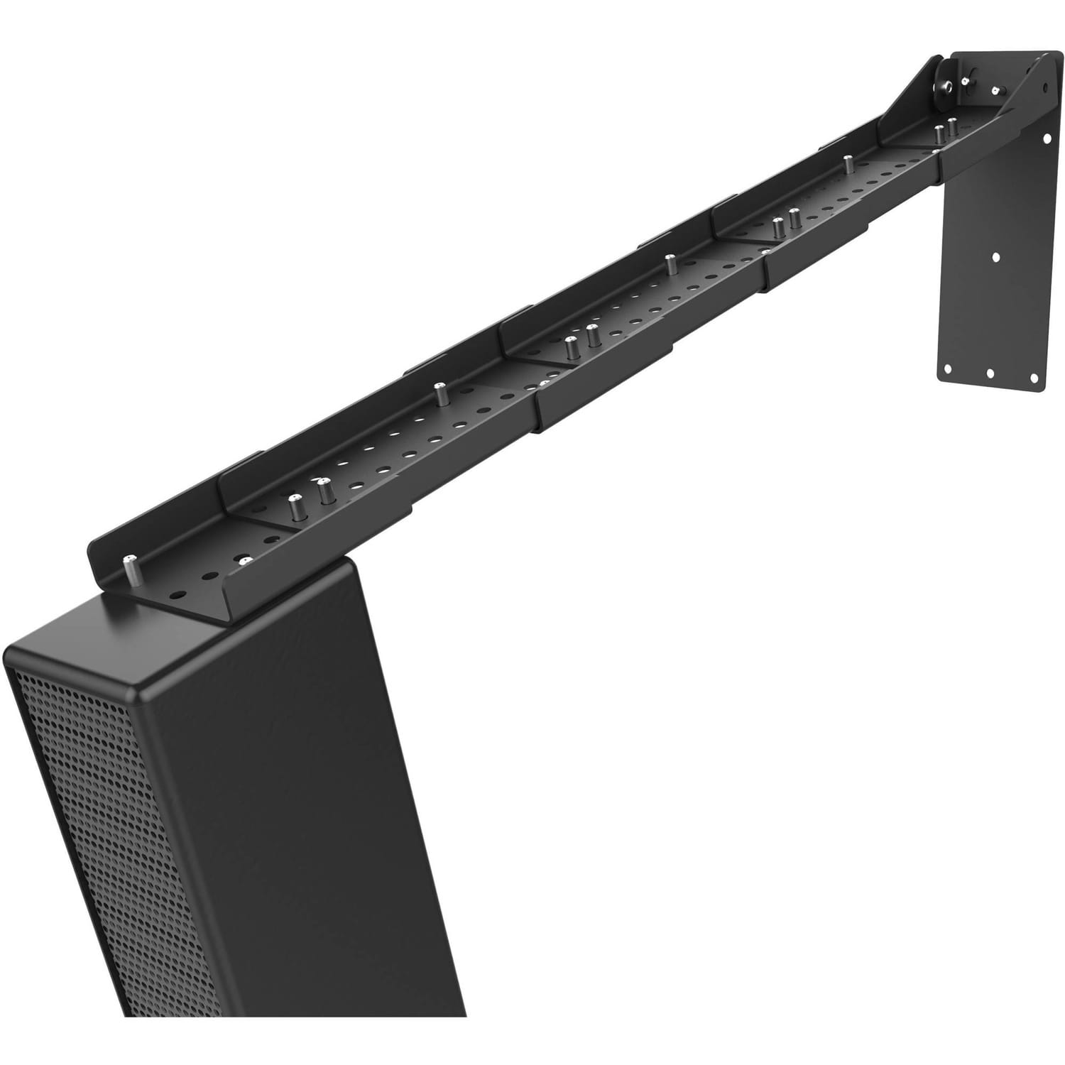 AtlasIED ALELWBEXT-B Angled Wall Bracket (Black)