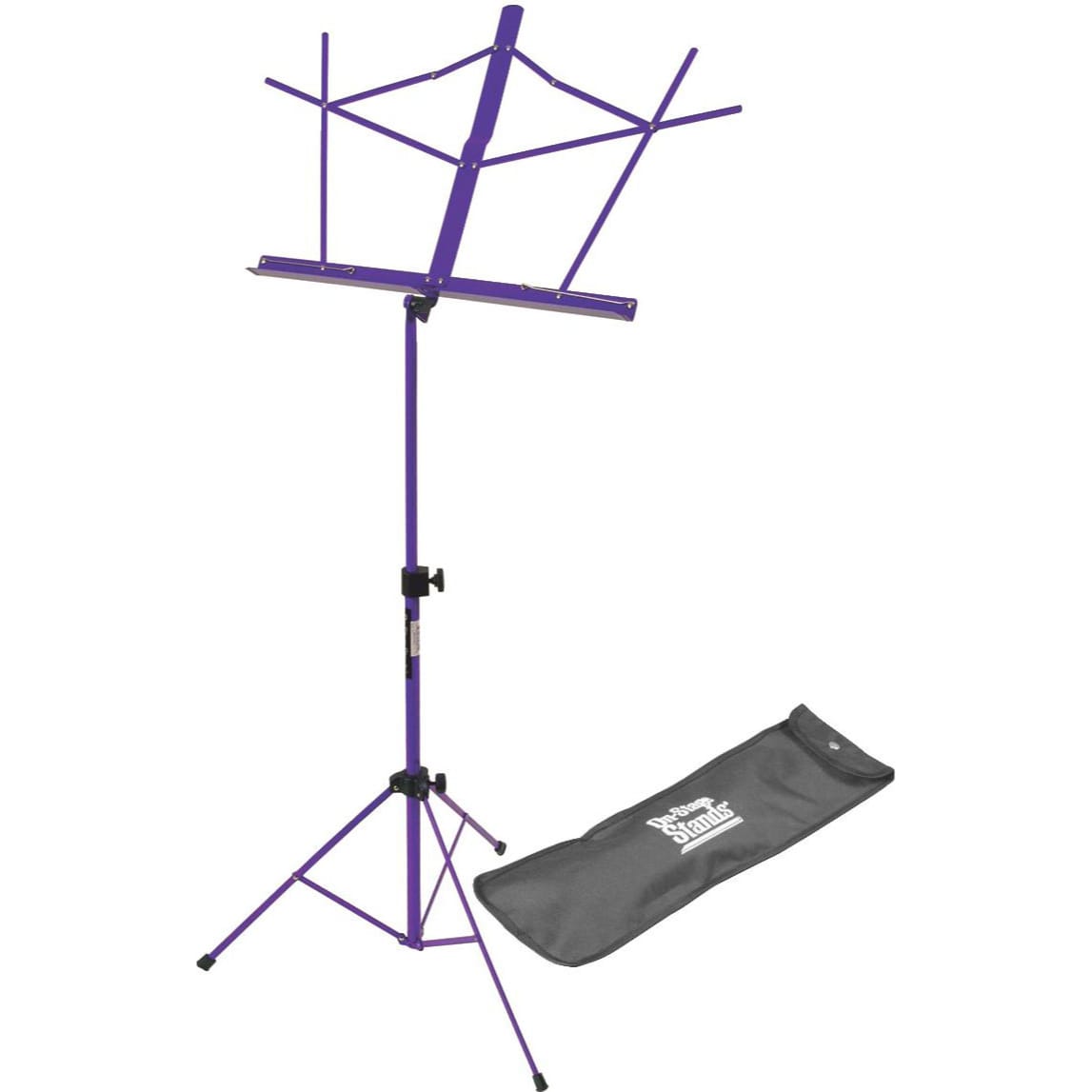 On-Stage SM7122PB Compact Sheet Music Stand with Bag (Purple)