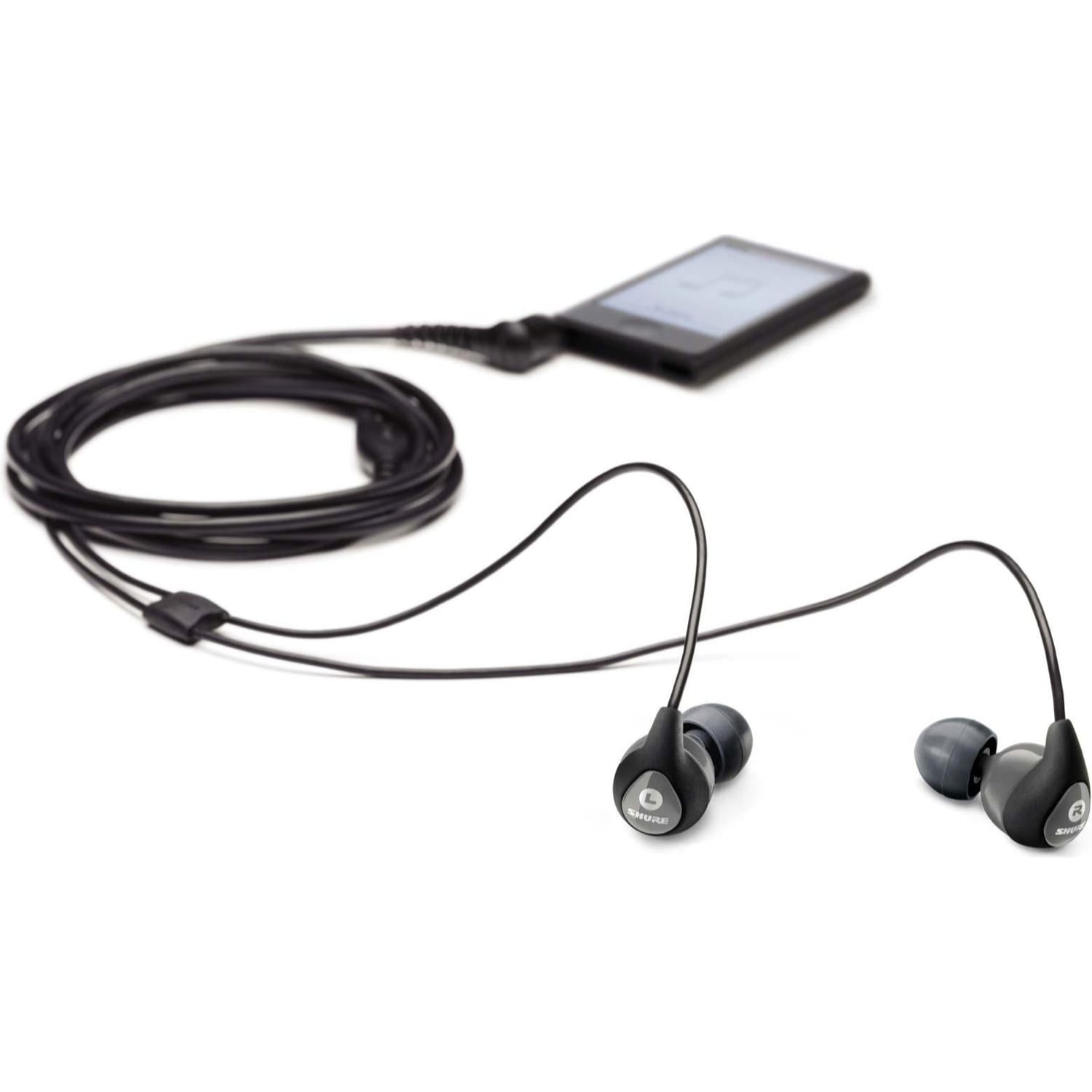 Shure SE112 Sound Isolating Stereo Earphones (Grey)