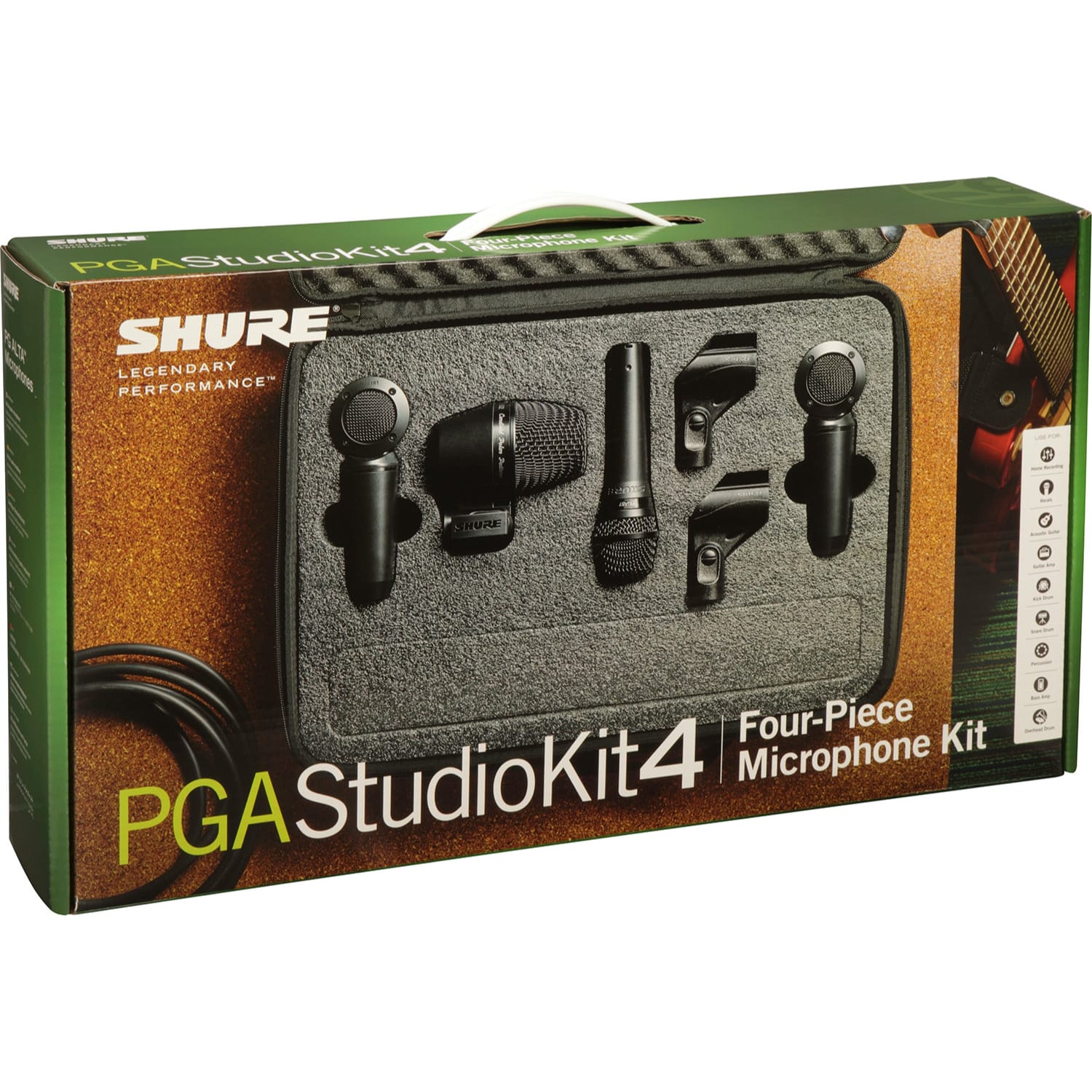 Shure PGASTUDIOKIT4 4-Piece Studio Microphone Kit