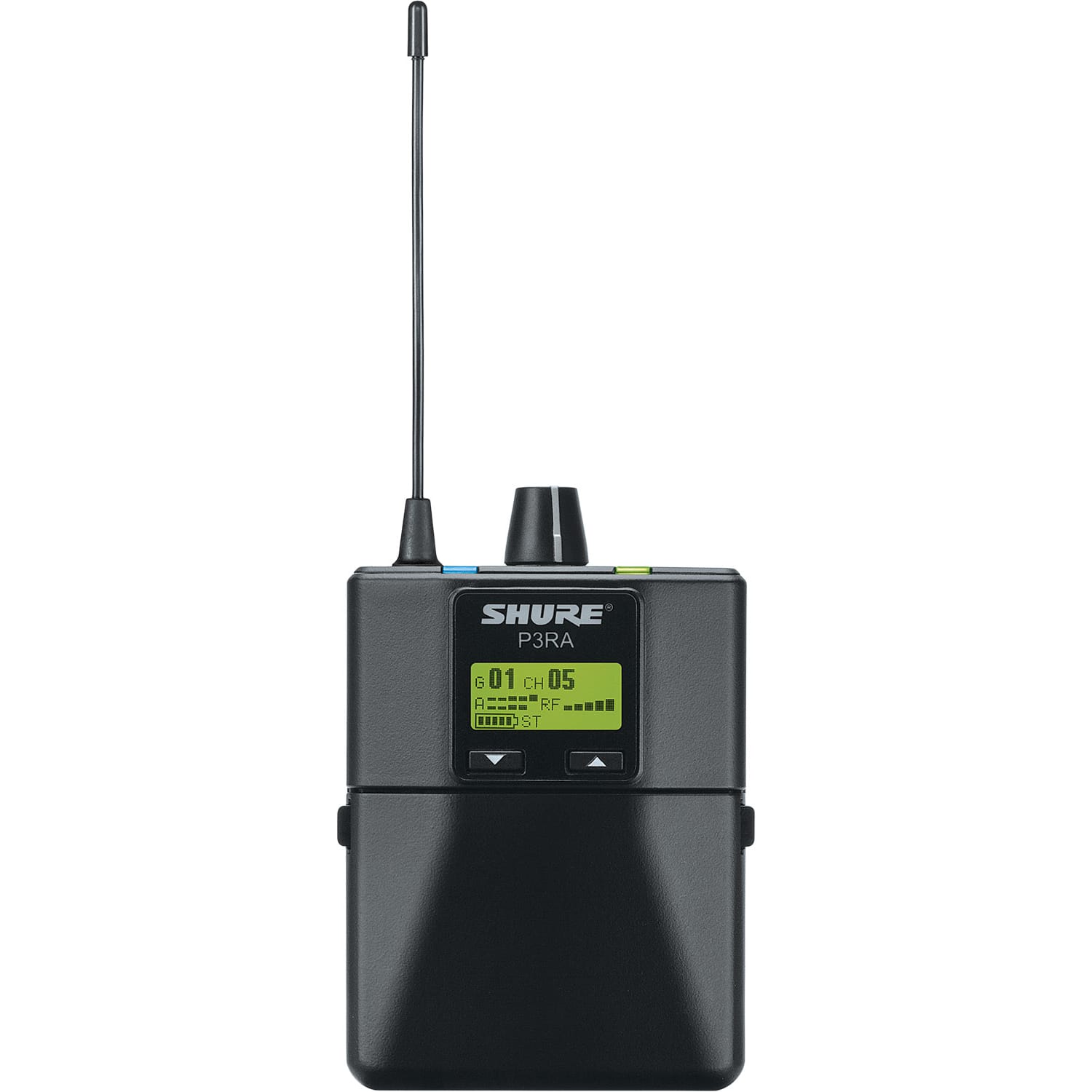 Shure P3RA Bodypack Receiver for PSM300 In-Ear Personal Monitoring System (G20: 488-512 MHz)