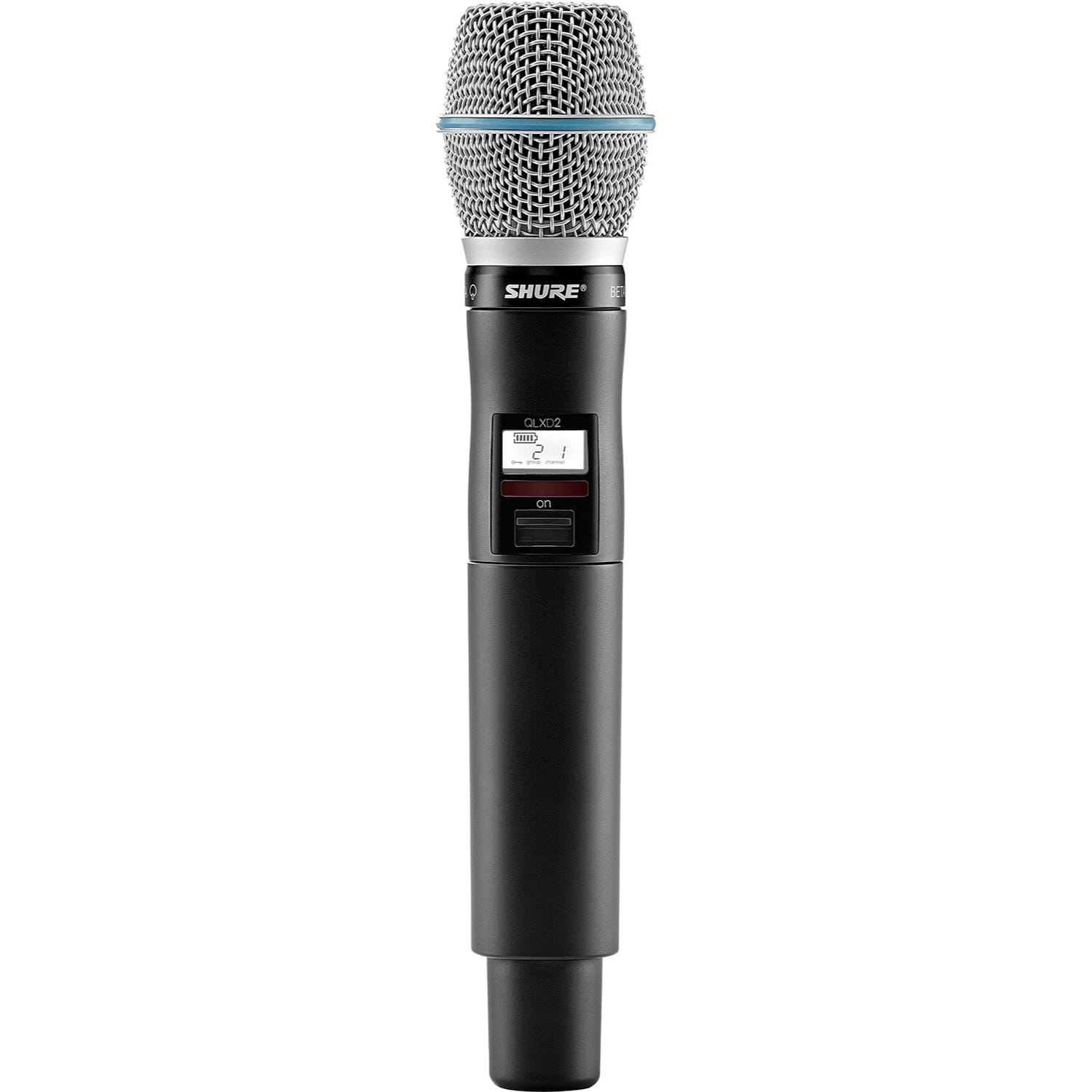 Shure QLXD2/BETA87A Digital Handheld Wireless Microphone Transmitter (G50: 470-534 MHz)