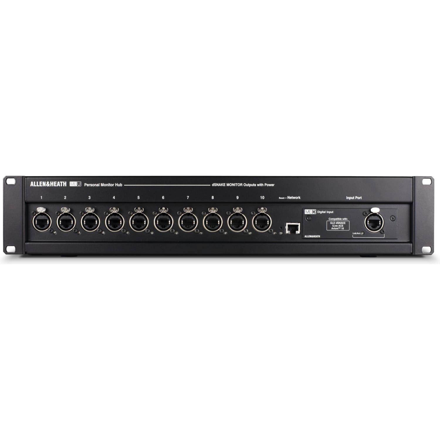 Allen & Heath ME-U 10 Port PoE Monitor Hub