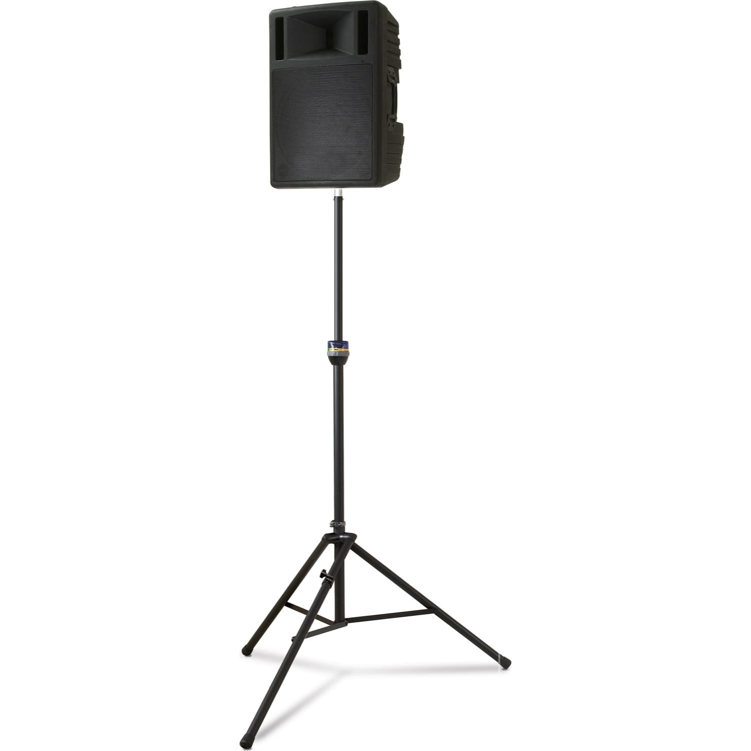 Ultimate Support TS-99BL Tall Aluminum Tripod Speaker Stand with Leveling Leg (Matte Black)