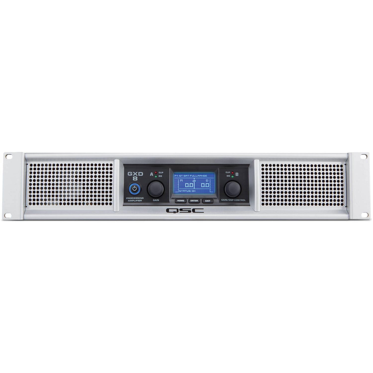 QSC GXD8 Professional 4500W Power Amplifier with DSP