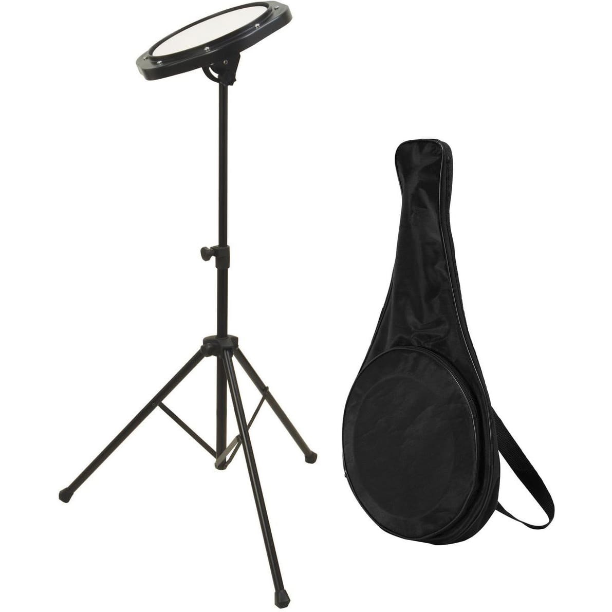 On-Stage DFP5500 Drum Practice Pad with Stand & Bag