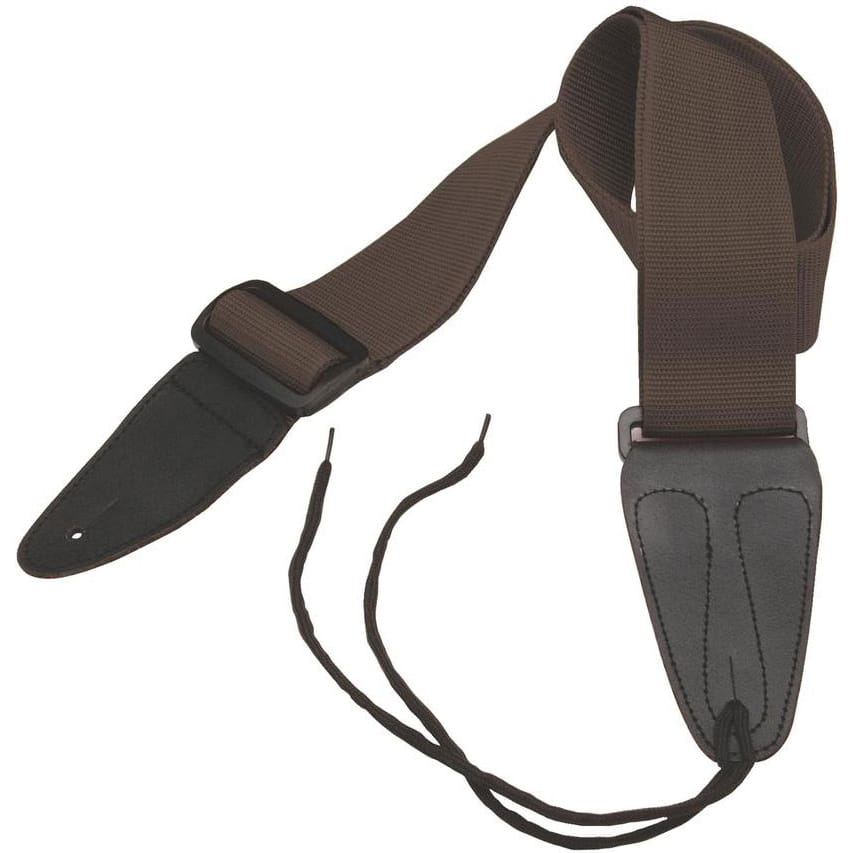 On-Stage GSA10BR Guitar Strap (Brown)